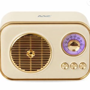 Portable Bluetooth Speaker – Vintage Radio Style