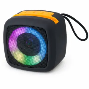 Portable Bluetooth Speaker with LED Lights – Rechargeable Wireless Audio