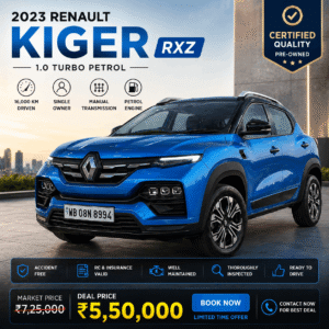 Renault Kiger RXZ 1.0 Turbo | 2023 Model | 16,000 KM Driven | Top Variant | Excellent Condition