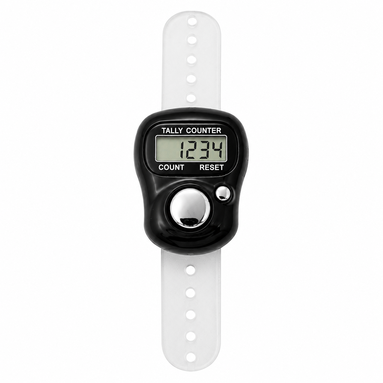 Every Needs Digital Finger Tally Counter with Adjustable Finger Strap | LCD Display | One Touch Counting | Reset Button | Handheld Digital Counter for Prayer, Gym, Knitting, Crochet & Sports
