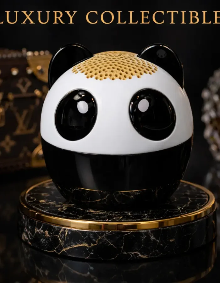 Portable PANDA Luxury Bluetooth Speaker – Wireless 3W Compact Audio with Clear Room-Filling Sound