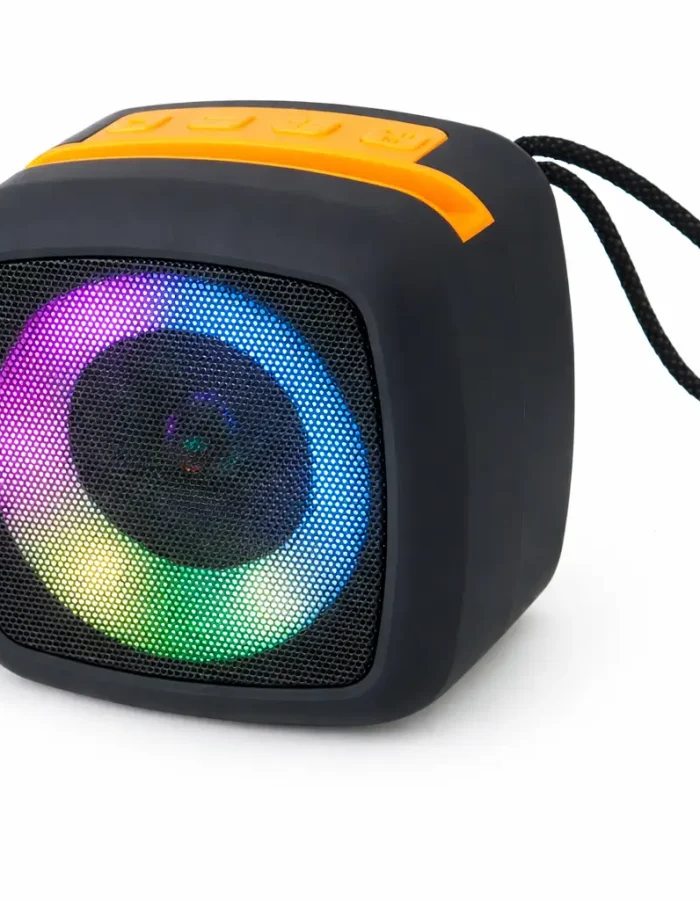 Portable Bluetooth Speaker with LED Lights – Rechargeable Wireless Audio