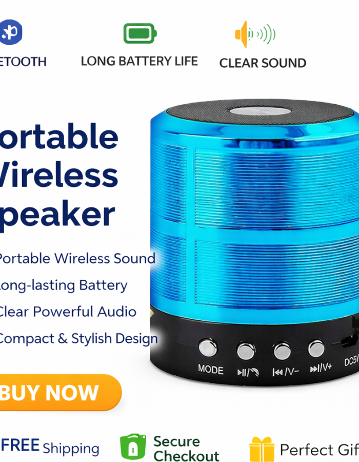 Mini Portable Bluetooth Speaker – Wireless Handfree Portable Audio